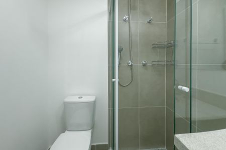 Studio para alugar com 24m², 1 quarto e sem vaga Studio para alugar com 24m², 1 quarto e sem vagaBanheiro