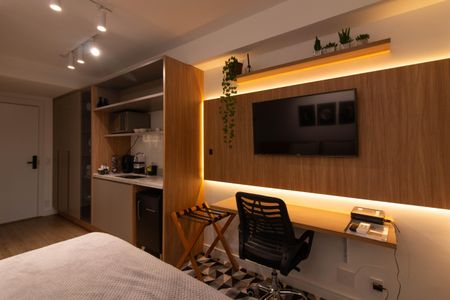 Studio para alugar com 30m², 1 quarto e sem vaga Studio para alugar com 30m², 1 quarto e sem vagaStudio