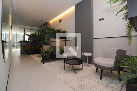 Studio para alugar com 22m², 1 quarto e sem vaga Studio para alugar com 22m², 1 quarto e sem vagaHall de entrada