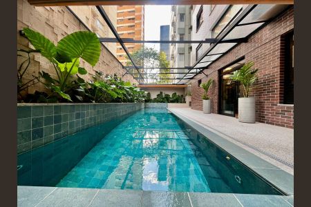 Apartamento à venda com 49m², 1 quarto e 2 vagasÁrea comum - Piscina