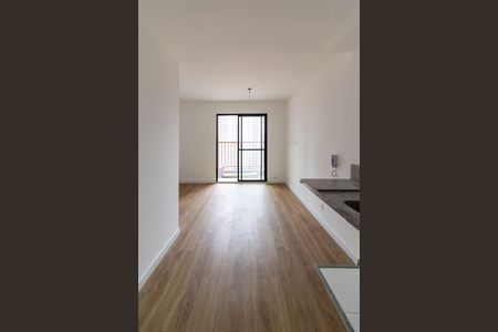 Cozinha de kitnet/studio para alugar com 1 quarto, 26m² em Jardim das Acacias, São Paulo