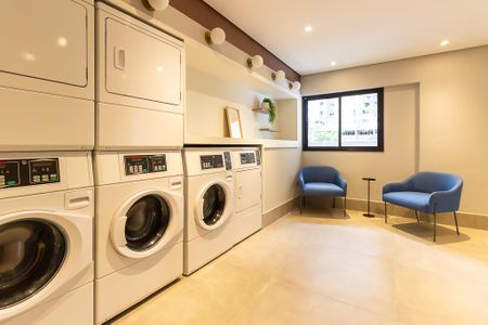 Studio para alugar com 26m², 1 quarto e sem vagaLavanderia