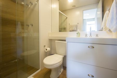 Apartamento à venda com 55m², 1 quarto e 1 vagaBanheiro 