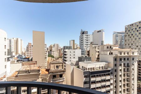 Vista da Varanda de apartamento à venda com 1 quarto, 64m² em República, São Paulo