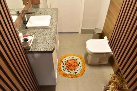 Apartamento para alugar com 92m², 3 quartos e sem vagaBanheiro