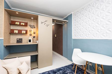 Studio à venda com 28m², 1 quarto e sem vagaSala