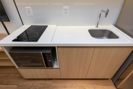 Studio para alugar com 30m², 1 quarto e sem vagaCozinha