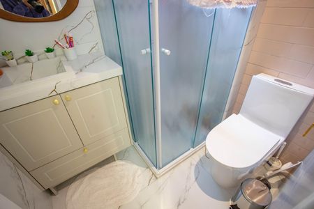 Apartamento à venda com 82m², 3 quartos e 2 vagasBanheiro Social