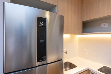 Studio para alugar com 26m², 1 quarto e sem vaga Studio para alugar com 26m², 1 quarto e sem vagaCozinha