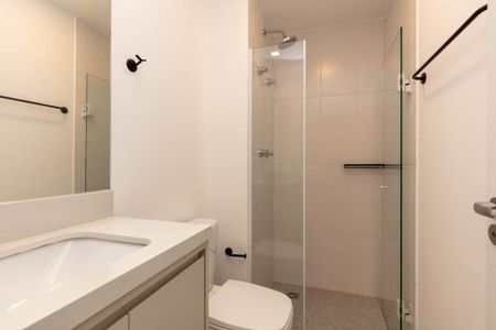 Studio para alugar com 26m², 1 quarto e sem vaga Studio para alugar com 26m², 1 quarto e sem vagaBanheiro