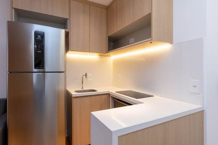 Studio para alugar com 26m², 1 quarto e sem vaga Studio para alugar com 26m², 1 quarto e sem vagaCozinha