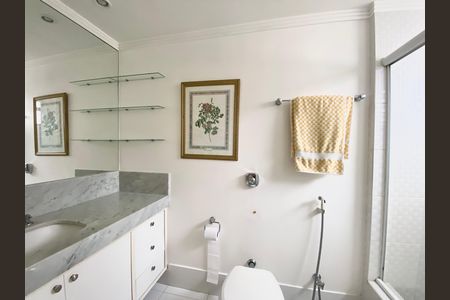 Apartamento para alugar com 110m², 2 quartos e 2 vagasBanheiro da Suíte 
