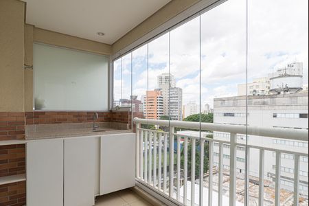 Varanda da Sala de apartamento para alugar com 1 quarto, 36m² em Bela Vista, São Paulo