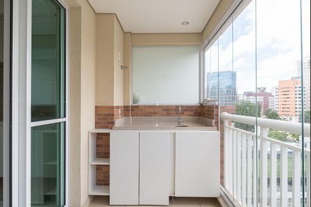 Varanda da Sala de apartamento para alugar com 1 quarto, 36m² em Bela Vista, São Paulo