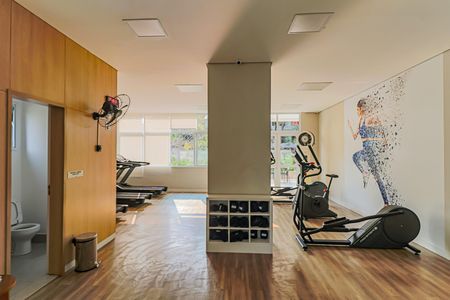 Apartamento para alugar com 67m², 2 quartos e 1 vaga Apartamento para alugar com 67m², 2 quartos e 1 vagaÁrea comum - Academia
