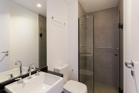 Studio para alugar com 24m², 1 quarto e sem vaga Studio para alugar com 24m², 1 quarto e sem vagaBanheiro