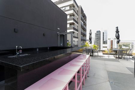 Studio para alugar com 24m², 1 quarto e sem vaga Studio para alugar com 24m², 1 quarto e sem vagaÁrea comum - Churrasqueira