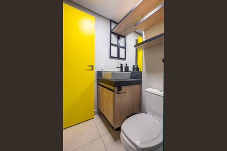 Studio à venda com 28m², 1 quarto e sem vaga Studio à venda com 28m², 1 quarto e sem vagaBanheiro