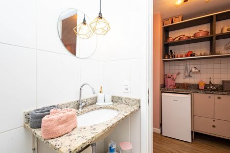 Studio à venda com 25m², 1 quarto e sem vaga Studio à venda com 25m², 1 quarto e sem vagaBanheiro