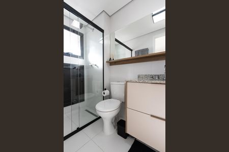 Studio para alugar com 26m², 1 quarto e sem vaga Studio para alugar com 26m², 1 quarto e sem vagaBanheiro