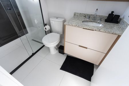 Studio para alugar com 26m², 1 quarto e sem vaga Studio para alugar com 26m², 1 quarto e sem vagaBanheiro