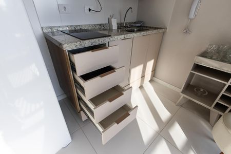 Studio para alugar com 26m², 1 quarto e sem vaga Studio para alugar com 26m², 1 quarto e sem vagaCozinha