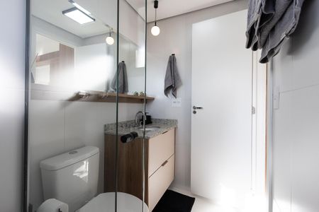 Studio para alugar com 26m², 1 quarto e sem vaga Studio para alugar com 26m², 1 quarto e sem vagaBanheiro