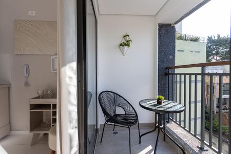 Studio para alugar com 26m², 1 quarto e sem vaga Studio para alugar com 26m², 1 quarto e sem vagaVaranda - Studio