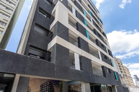 Studio para alugar com 26m², 1 quarto e sem vaga Studio para alugar com 26m², 1 quarto e sem vagaFachada