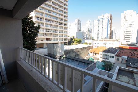 Studio à venda com 28m², 1 quarto e sem vagaVaranda