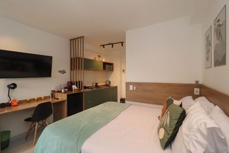 Studio à venda com 27m², 1 quarto e sem vagaSala/Quarto