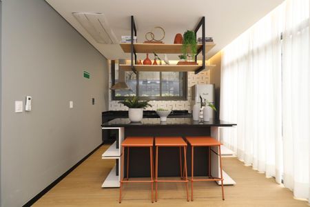 Studio à venda com 27m², 1 quarto e sem vagaÁrea comum - Salão de festas