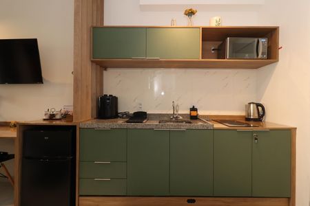 Studio à venda com 27m², 1 quarto e sem vagaCozinha