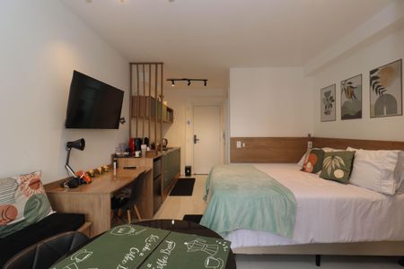 Studio à venda com 27m², 1 quarto e sem vagaSala/Quarto