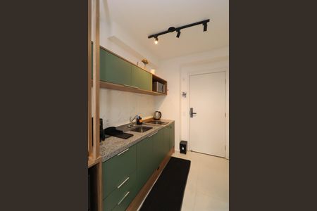 Studio à venda com 27m², 1 quarto e sem vagaCozinha