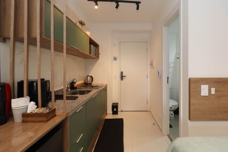 Studio à venda com 27m², 1 quarto e sem vagaCozinha