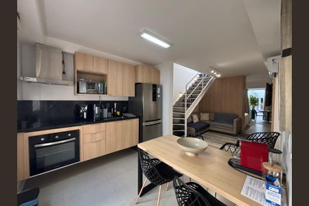 Apartamento à venda com 91m², 1 quarto e 1 vaga Apartamento à venda com 91m², 1 quarto e 1 vagaCozinha americana