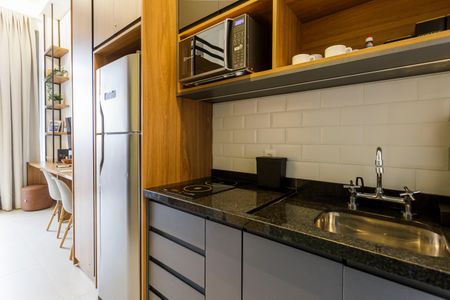 Studio à venda com 31m², 1 quarto e sem vagaCozinha