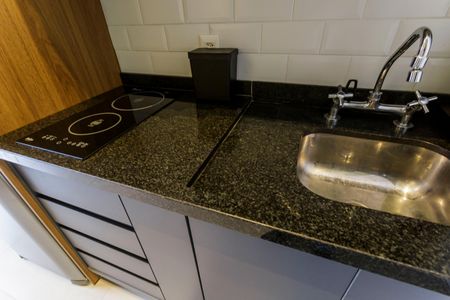 Studio à venda com 31m², 1 quarto e sem vagaCozinha