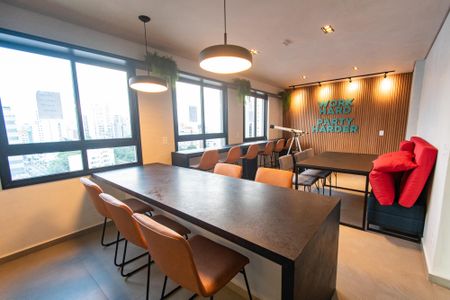 Studio à venda com 24m², 1 quarto e sem vagaCoworking