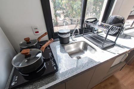 Studio à venda com 24m², 1 quarto e sem vagaCozinha