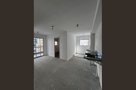 Sala e cozinha de apartamento à venda com 2 quartos, 51m² em Perdizes, São Paulo