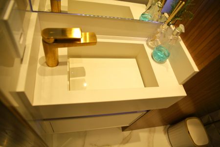 Apartamento à venda com 78m², 2 quartos e 2 vagasLavabo da Sala