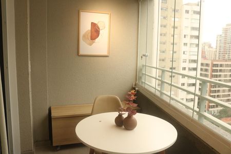 Apartamento para alugar com 25m², 1 quarto e sem vagaVaranda