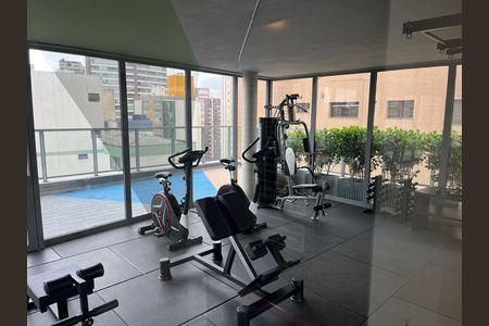 Apartamento para alugar com 25m², 1 quarto e sem vaga Apartamento para alugar com 25m², 1 quarto e sem vagaÁrea comum - Academia