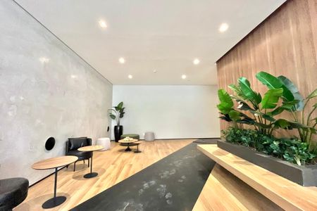 Studio para alugar com 26m², 1 quarto e sem vaga Studio para alugar com 26m², 1 quarto e sem vagaHall social