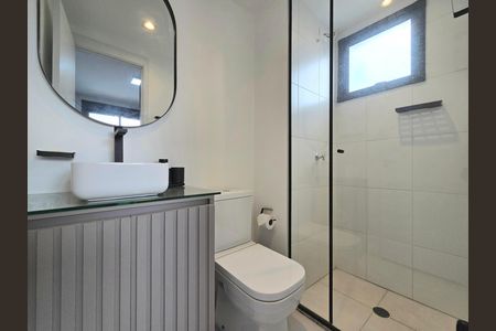 Apartamento à venda com 27m², 1 quarto e sem vaga Apartamento à venda com 27m², 1 quarto e sem vagaBanheiro da Suíte