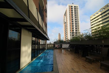 Apartamento para alugar com 24m², 1 quarto e sem vaga Apartamento para alugar com 24m², 1 quarto e sem vagaÁrea comum - Piscina