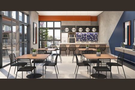 Studio para alugar com 24m², 1 quarto e sem vagaÁrea comum - Salão de festas