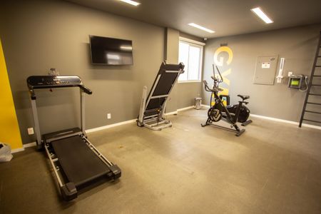 Apartamento à venda com 25m², 1 quarto e sem vaga Apartamento à venda com 25m², 1 quarto e sem vagaÁrea comum - Academia